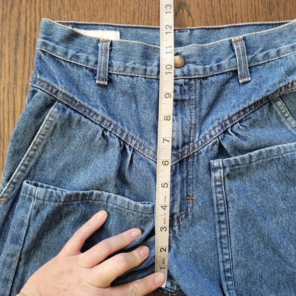 Vintage Smacs 70's-80's Medium Wash Jeans Made in USA Size Girl's 14 Regular - Picture 6 of 11